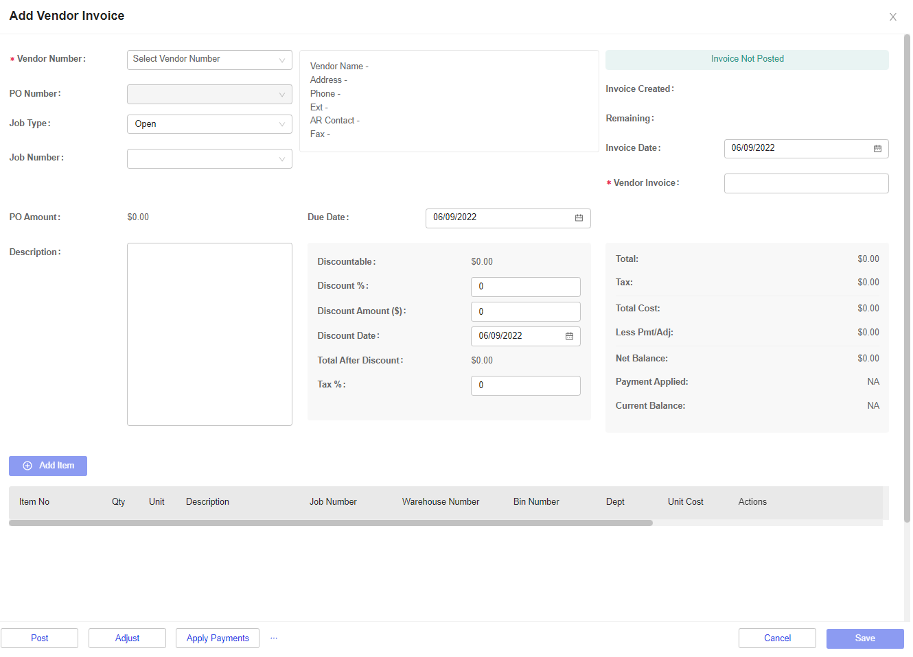 Platform - Purchasing & Payables – Successware Help